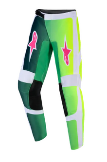 Детски мотокрос брич ALPINESTARS FLUID PORTL GRN/WH/BLK