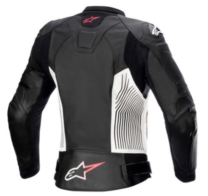 Дамско кожено яке ALPINESTARS Stella GP Plus R V4 BLK/PINK