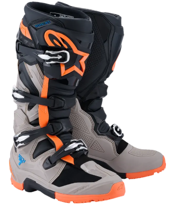 Мотокрос ботуши ALPINESTARS TECH 7 ENDURO BACK/GREY/ORANGE