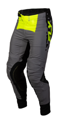 Мотокрос брич FLY RACING Lite Flake - Grey/Hi-Vis/Black