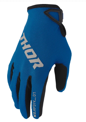 Mотокрос ръкавици THOR RIDEMODE STATIC BLUE