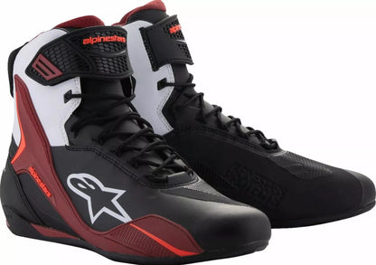 Мото боти ALPINESTARS FASTER-4 BK/WH/DK RD