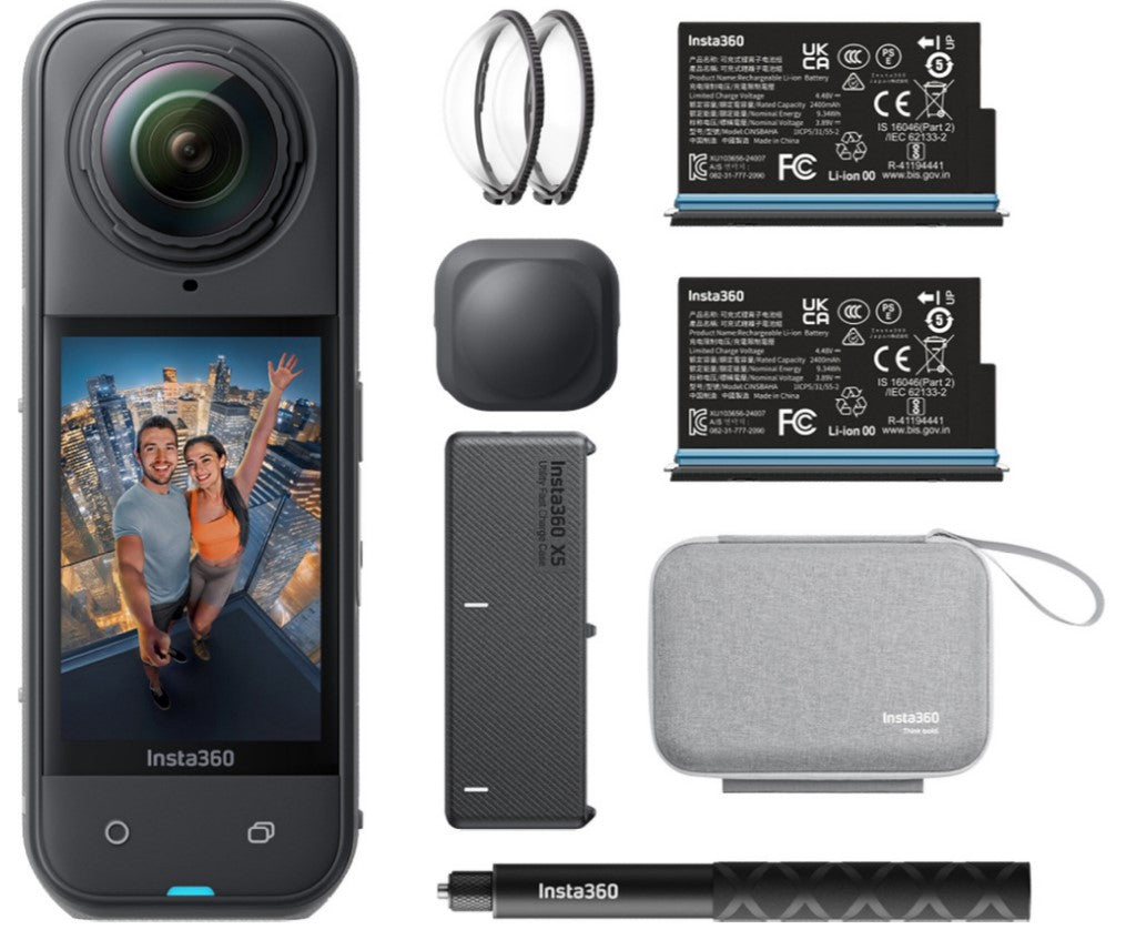 Комплект екшън камера Insta360 X5 360° Essentials Bundle