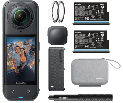 Комплект екшън камера Insta360 X5 360° Essentials Bundle