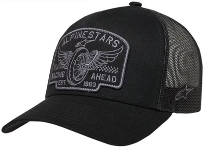 Шапка ALPINESTARS CRV BILL TRUCK HERITAGE PATCH BLACK/GRY
