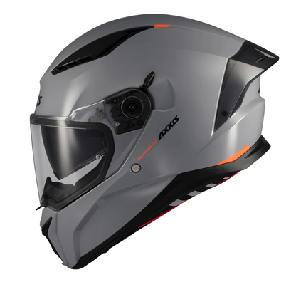 Каска AXXIS PANTHER SV SOLID A12 GREY GLOSS