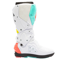 Мотокрос ботуши SIDI CROSSFIRE 3 SRS WHITE/FLUO MINT/CORAL