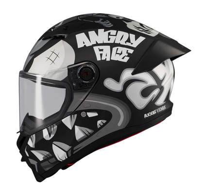 Каска AXXIS FENIX ANGRY FACE B2 MATT