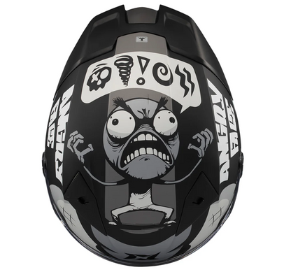 Каска AXXIS FENIX ANGRY FACE B2 MATT