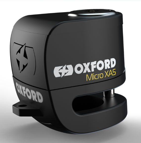 Дискова ключалка за аларма OXFORD Micro XA5 - черна