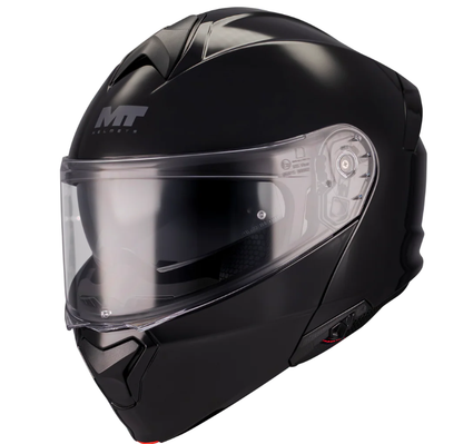 Отваряема каска MT GENESIS PURE A1 BLACK GLOSS