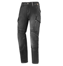Мото дънки SECA SQUARE II SHORT WASHED BLACK