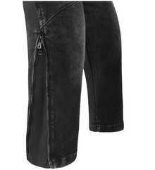 Мото дънки SECA SQUARE II SHORT WASHED BLACK