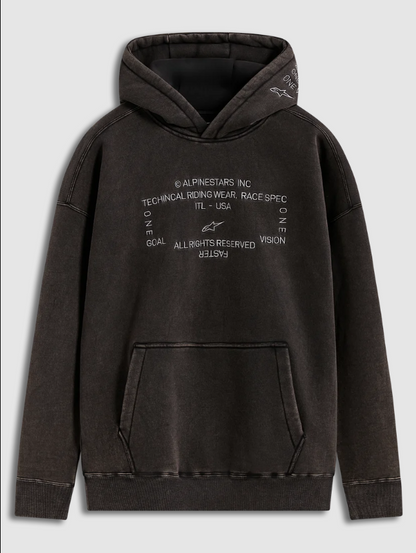 Мото суичър ALPINESTARS Infinite Washed Oversized Hoodie