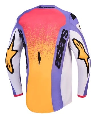 Мотокрос джърси ALPINESTARS FLUID DRAG LIL/BLU/GLD