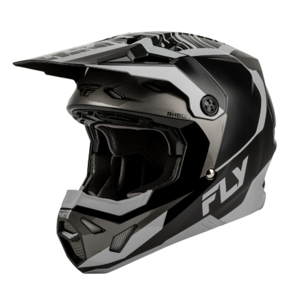 Мотокрос каска FLY RACING Formula CP Charge - Black/Grey/Light Grey