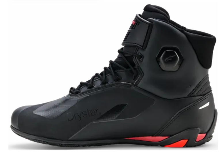 Мото боти ALPINESTARS FASTER-4 DS BLACK/RIO RED/FLUO