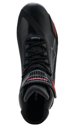 Мото боти ALPINESTARS FASTER-4 DS BLACK/RIO RED/FLUO