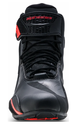 Мото боти ALPINESTARS FASTER-4 DS BLACK/RIO RED/FLUO