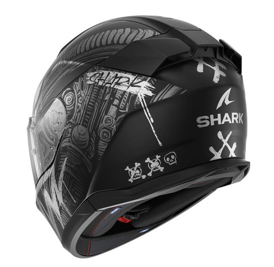 Каска SHARK D-SKWAL 3 SHIEVER MAT BLACK/GREY