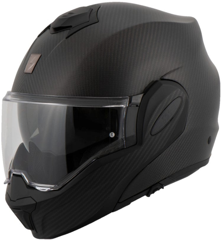 Модуларна каска SCORPION Exo-Tech Evo Carbon Solid Matt Black