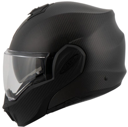 Модуларна каска SCORPION Exo-Tech Evo Carbon Solid Matt Black
