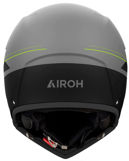 Kаска за скутер AIROH J110 Slim Yellow Matt