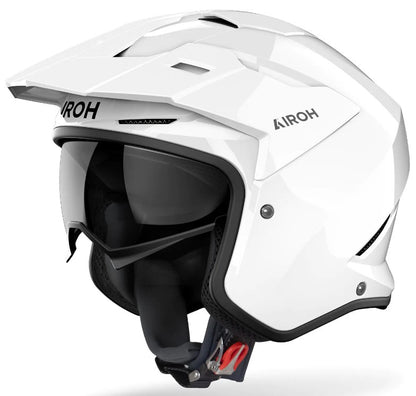 Kаска за скутер AIROH Kombakt WHITE Gloss