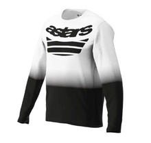 Вело джърси ALPINESTARS LS A-DURA ASTARS 2.0 WHITE/BLACK