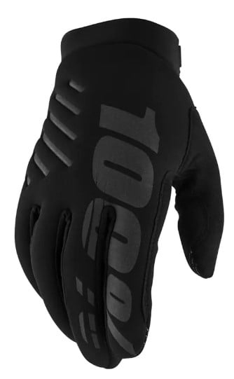 Мотокрос ръкавици 100% BRISKER BLACK