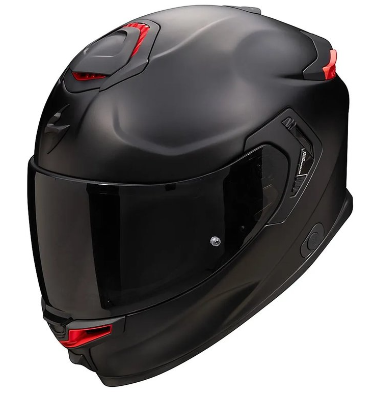 Каска SCORPION EXO-GT SP Air Solid Matt Black/Red