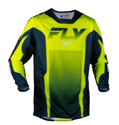 Мотокрос блуза FLY RACING Kinetic Fade - Hi-Vis/Navy/White