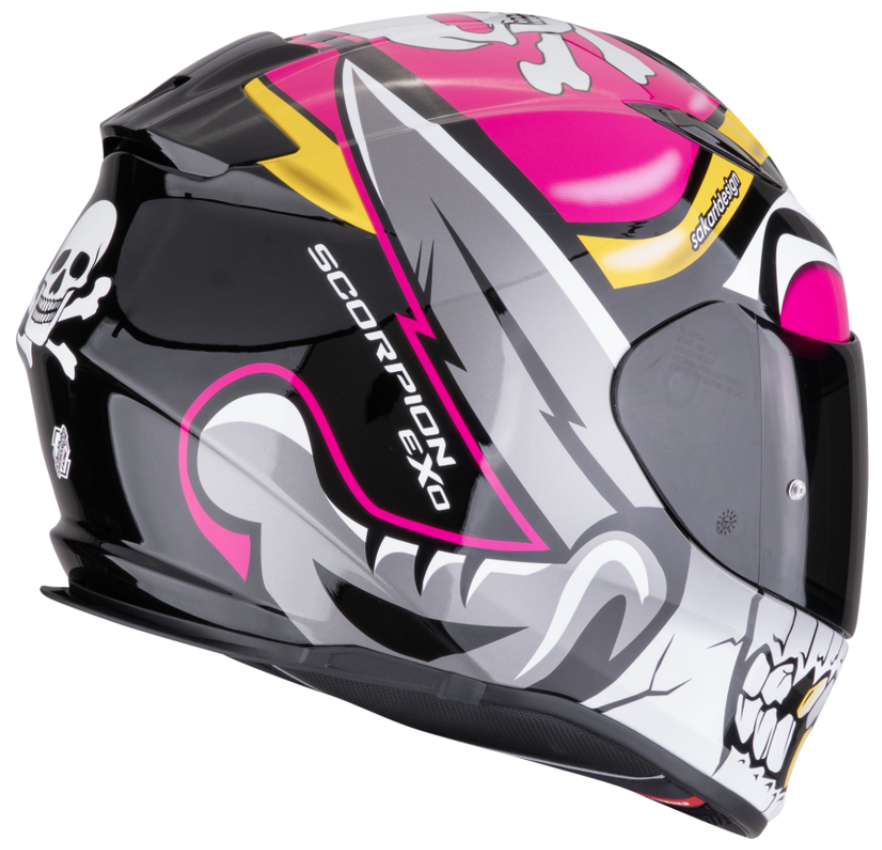 Каска SCORPION EXO-491 PIRATE Pink