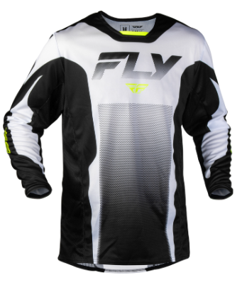 Мотокрос блуза FLY RACING Kinetic Fade - White/Black/Hi-Vis