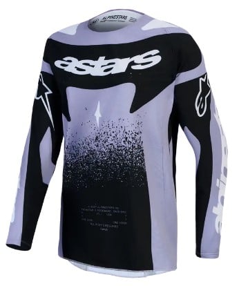 Дамско мотокрос джърси Alpinestars TECHSTAR SWAN VIO/BK