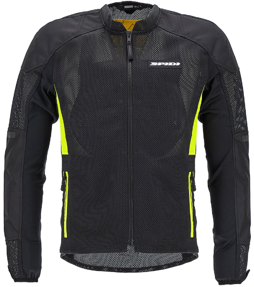 Лятно яке с протектори SPIDI SUPER NET Yellow fluo
