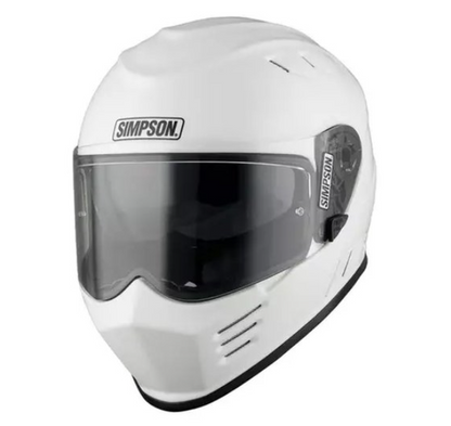 Каска SIMPSON Venom 06 Solid Gloss White