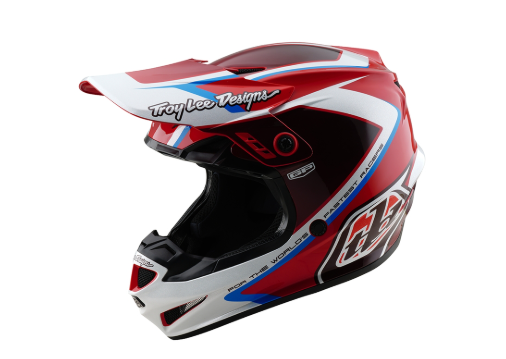 Мотокрос каска TROY LEE DESIGNS GP Shutter - Red/White