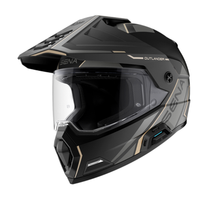 Каска SENA Outlander Flat Black