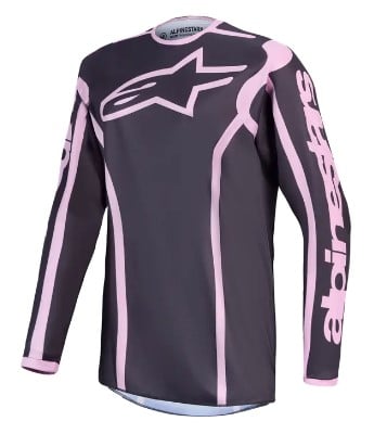 Дамско мотокрос джърси Alpinestars FLUID APEX V2 GRAY/PINK