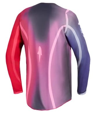 Дамско мотокрос джърси Alpinestars FLUID KEPLER PUR/RED