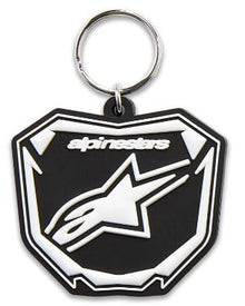 Ключодържател ALPINESTARS FOB PLATE BLACK/WHITE