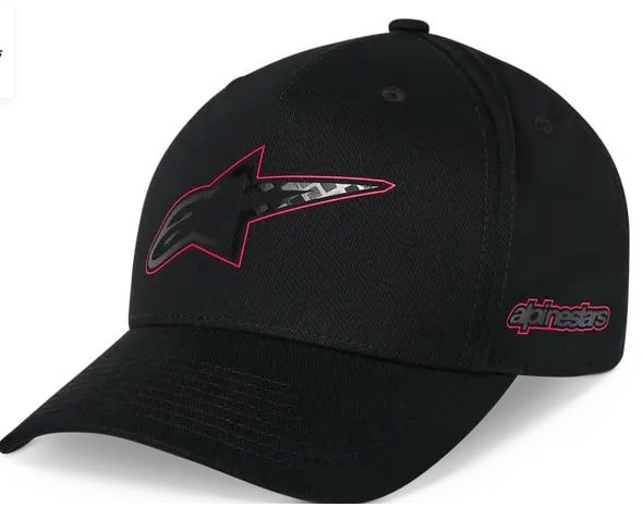 Шапка ALPINESTARS FLT BILL SNAPBACK CARBON FIBER BLACK