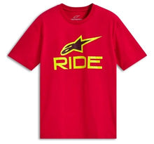 Тениска ALPINESTARS SS CSF RIDE 4.0 RED/HI VIS YW/BK