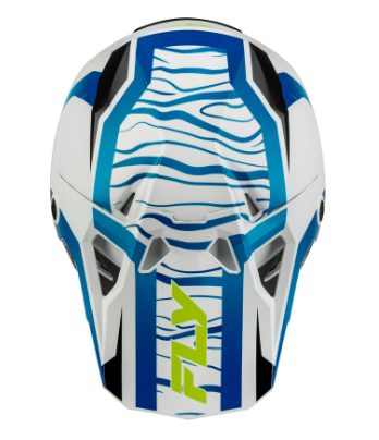 Мотокрос каска FLY RACING Formula CP Charge -White/Blue/Black