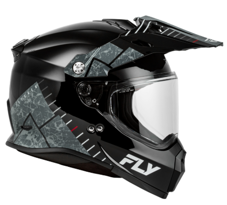 Ендуро каска FLY RACING Trekker - Black/Grey