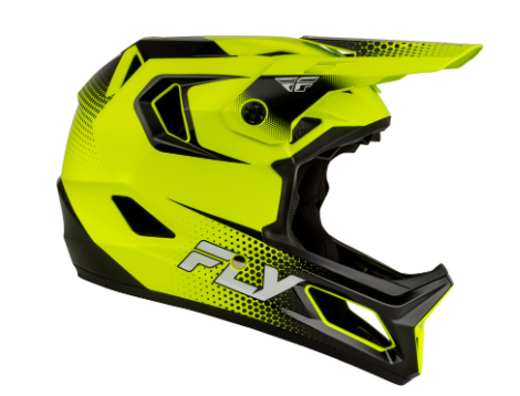 Детска вело каска FLY RACING Rayce Sonar - Hi-Vis/Black/White