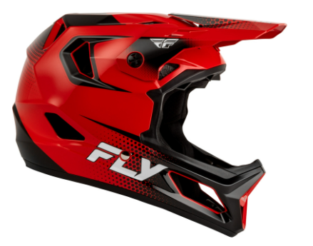 Детска вело каска FLY RACING Rayce Sonar - Red/Black/White