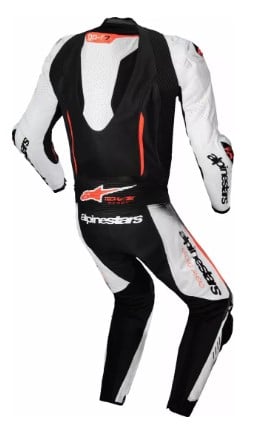 КОЖЕН ЕКИП ALPINESTARS GP-R7 1-PC WHT/BLK/RD