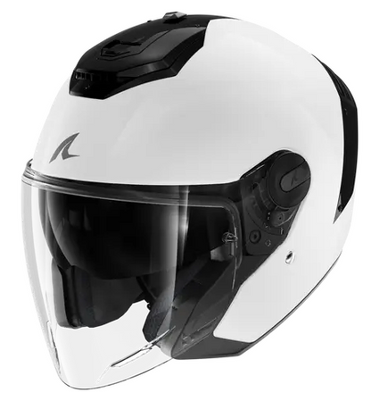 Скутерова каска SHARK RS JET BLANK White azur